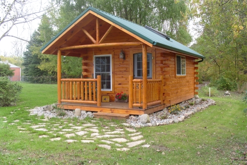 Oasis Log Cabin Getaway Model